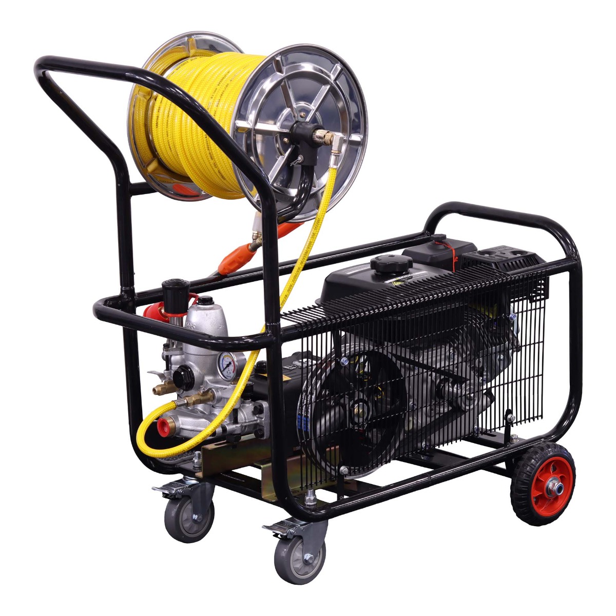 MAC AFRIC 6.5HP Pressure Sprayer with Wheels & Reel - Image 2