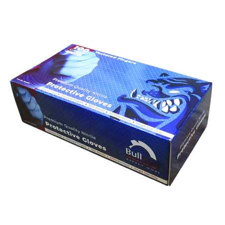 BULLDOG AUTO Nitril Disposable Glove, Finger Textured & Non Textured, 90 pcs - Image 2