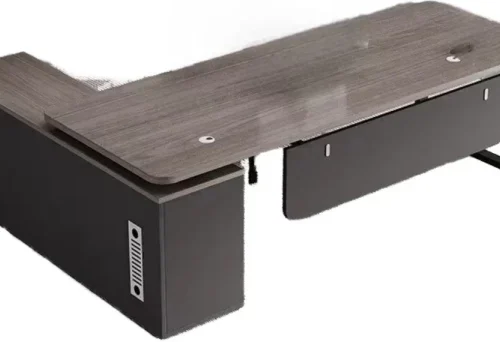 Non Brand 981 Office Table – Grey Wood