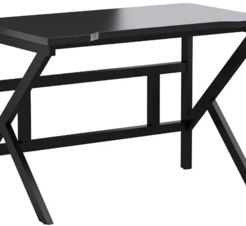 AnnaFelix 1000001000350 Office Table – Matt black, Chair Included
