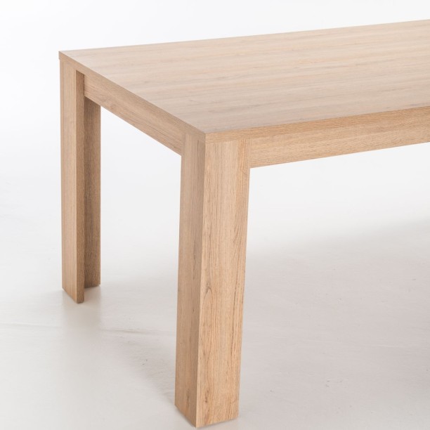 Modern dining table office study table Multipurpose Table – oak - Image 3