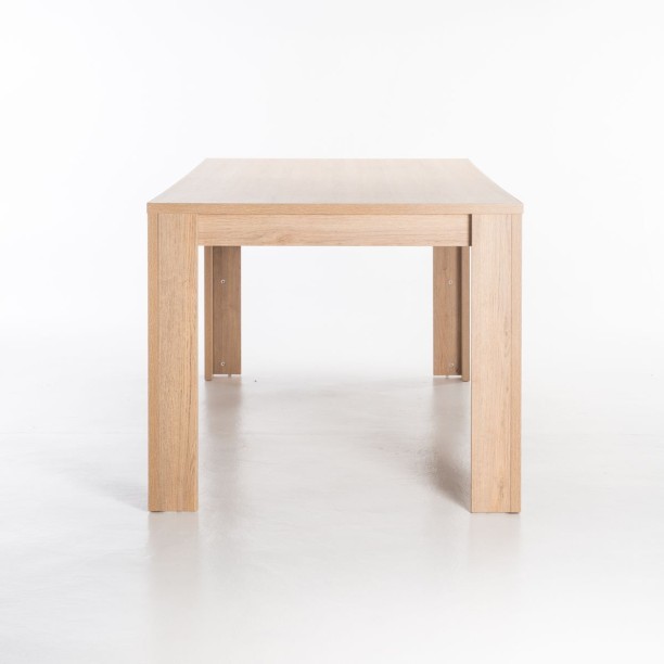 Modern dining table office study table Multipurpose Table – oak - Image 2