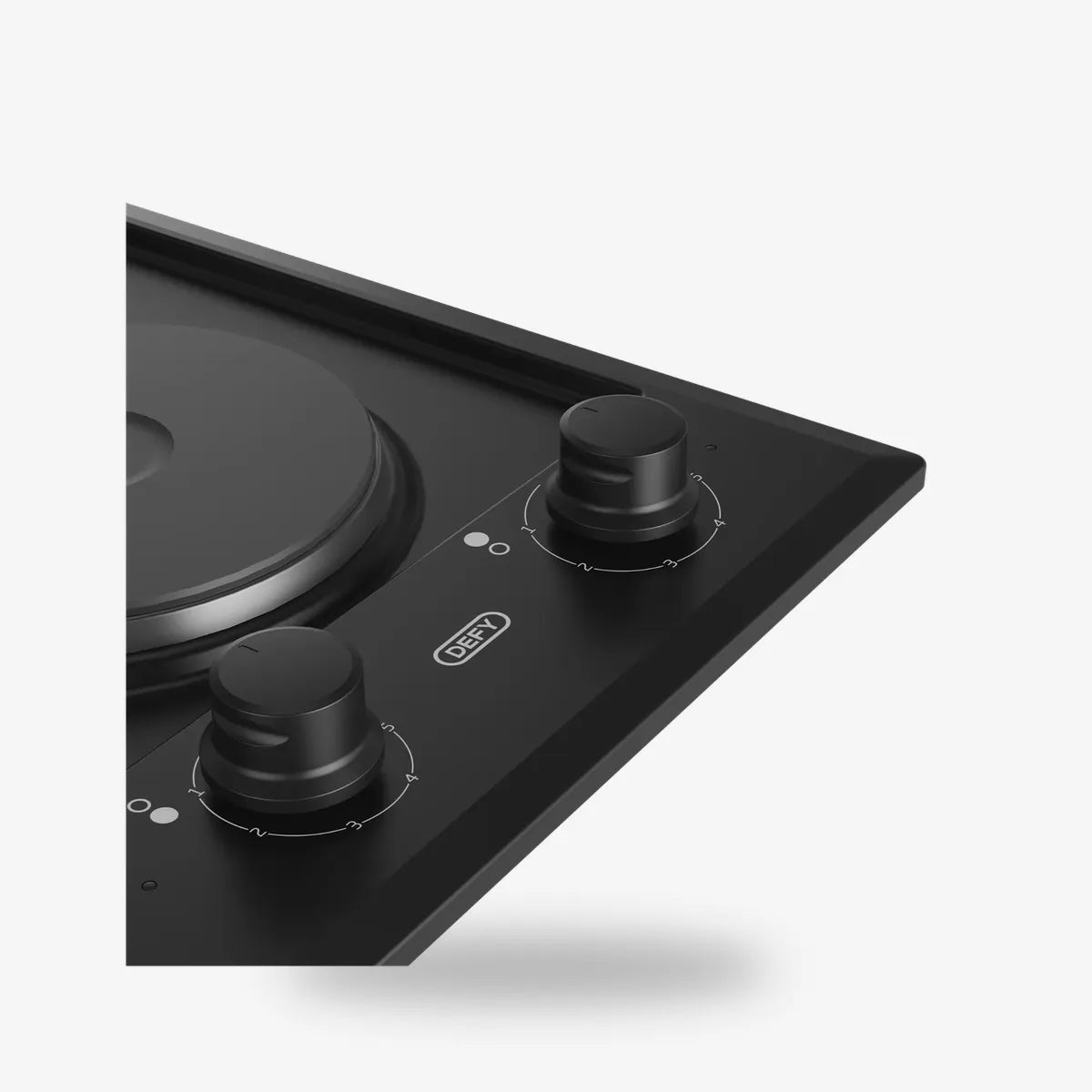 Defy 30cm Domino Solid Hob Black / Stainless steel — DHD400 / 401 - Image 4