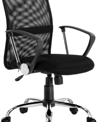 Nordic Mid Back Chair – Black