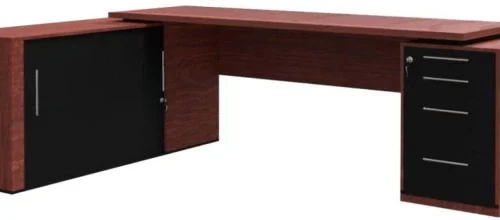 Prestige L-Combo Desk Cherry Multipurpose Table – Brown