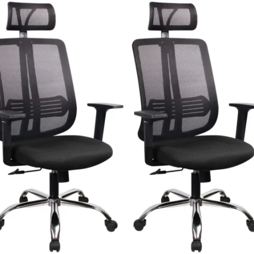 Linx Swift High Back Chair – Black