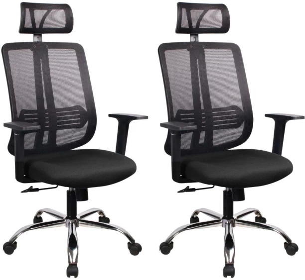 Linx Swift High Back Chair – Black