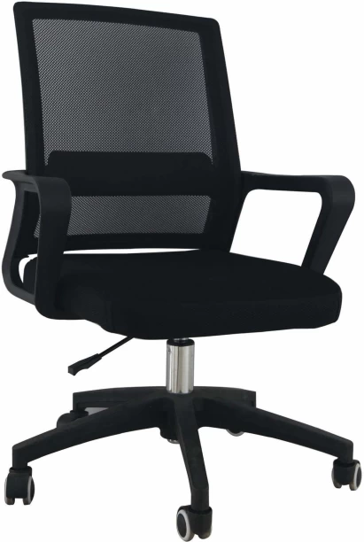 Infinity Homeware MOC-BLK Office Adjustable Arm Chair – Black