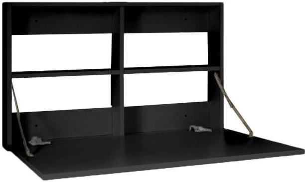 Home Concept Student Desk - small, Compact Furniture DIY Flat Pack Multipurpose Table – Black