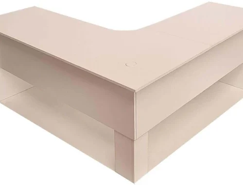 Flatpack DIY London Corner Desk 180cm Office Table – White