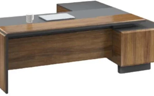 GOF Furniture 2 Executive Desk Office Table – Ebony