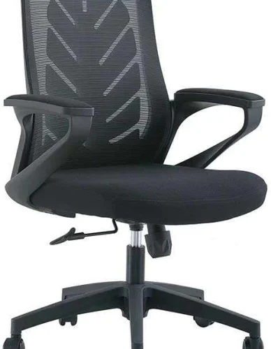 Amika Aurora GF-AOC-BLK Office Adjustable Arm Chair – Black