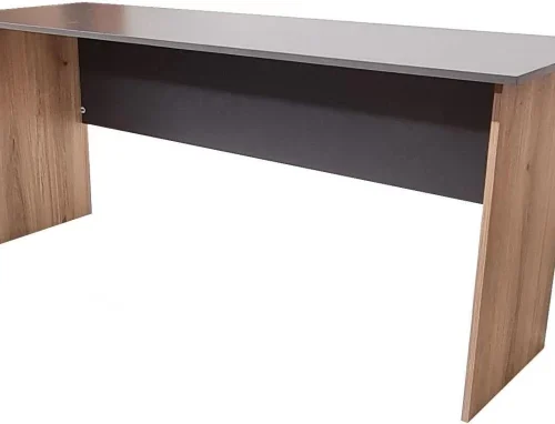 Flatpack Diy London Desk 180cm Multipurpose Table – Storm Grey & Sahara