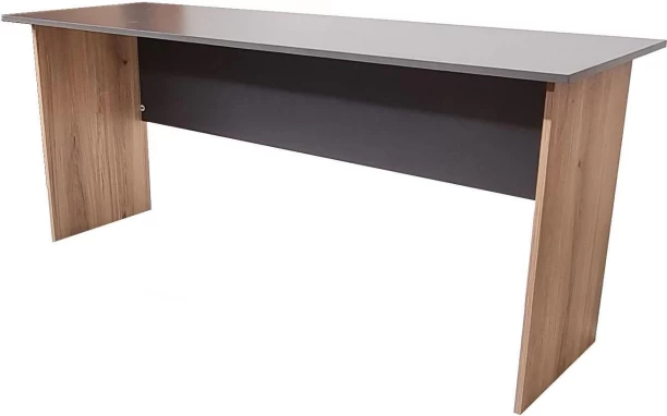 Flatpack Diy London Desk 180cm Multipurpose Table – Storm Grey & Sahara