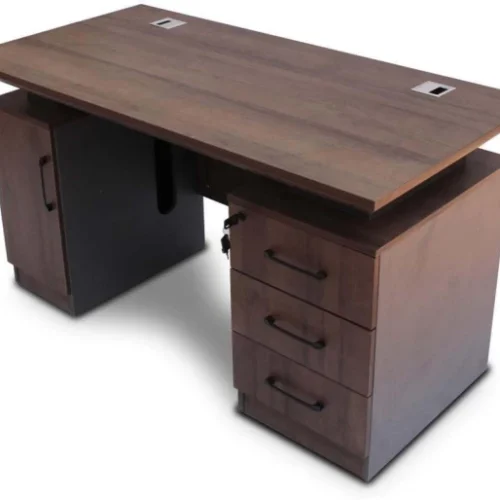 GOF Furniture Morey Study Desk Study Table – Dark Brown