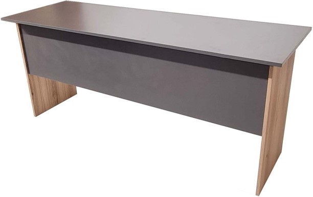 Flatpack Diy London Desk 180cm Multipurpose Table – Storm Grey & Sahara - Image 5
