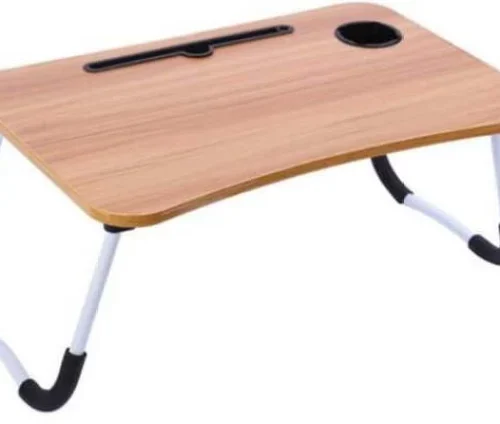 Technospa Laptop Desk Stand Office Table – Oak
