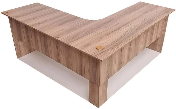 Flatpack DIY London Corner Desk 180cm Office Table – Sahara