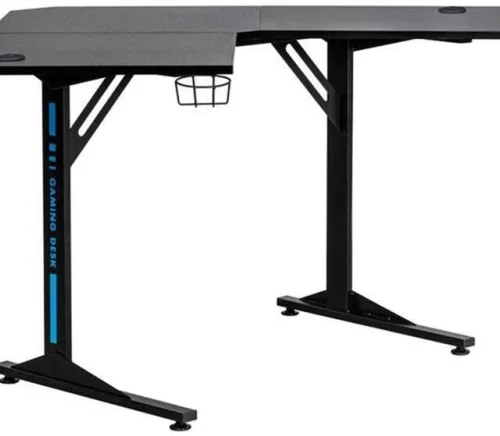 Everfurn Rampage Gaming Desk – Black