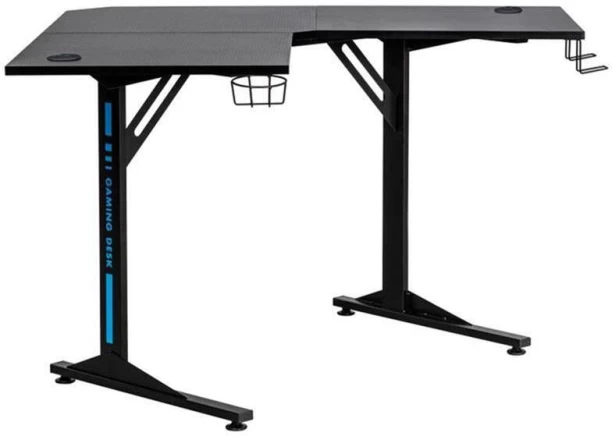 Everfurn Rampage Gaming Desk – Black