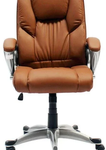 Shah'S Scanon Office Chair Brown Office Adjustable Arm Chair