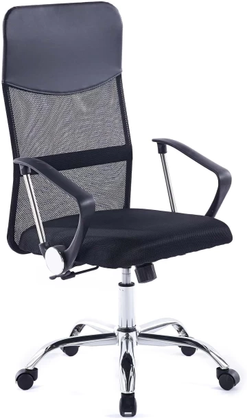 Afrisino Imports Executive High Back Office Chair Black Office Adjustable Arm Chair