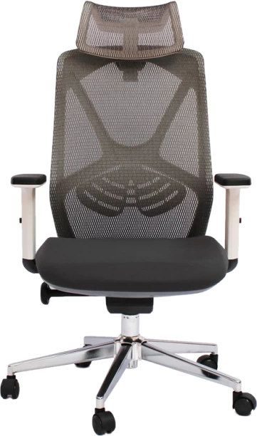 gof furniture 5814-3 & A908K - Morey Study Desk & Bistro Ergonomic Office Chair Office Table – Brown, Chair Included - Image 5