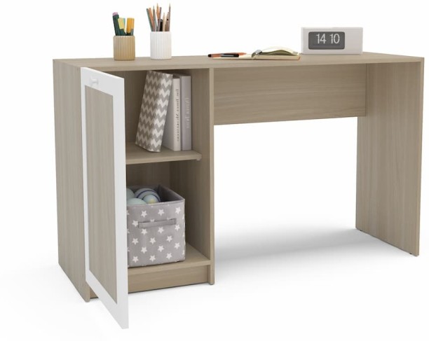 Clickfurniture Comic Desk Office Table – White - Image 3
