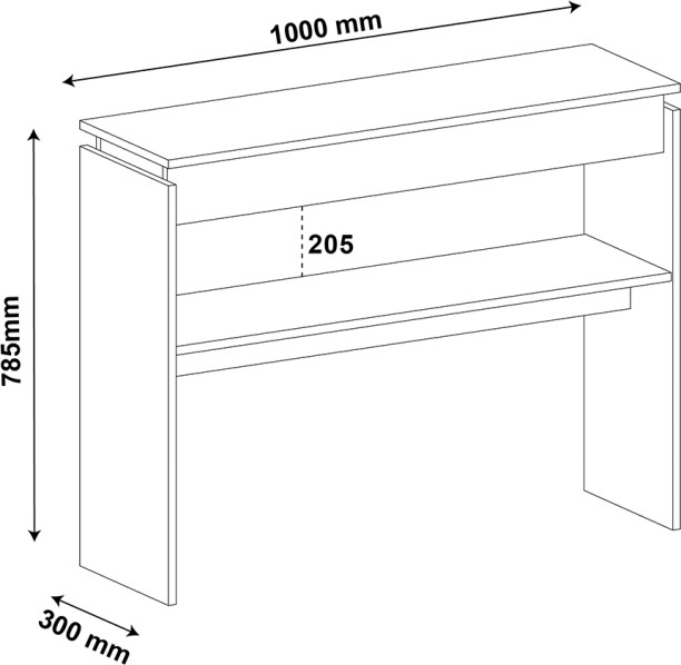 Artely Creta Console Table Multipurpose Table – White - Image 5