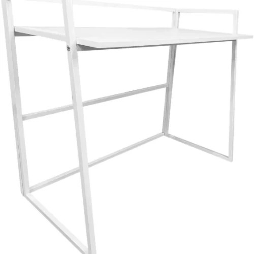 Khaos Solutions Dublin Writing Desk for Home Office with MDF Study Table – White