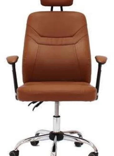 GOF Furniture GF-ROC-BRN Office Adjustable Arm Chair – Brown