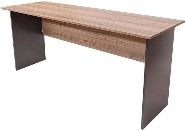 Flatpack DIY London Desk 180cm Office Table – Sahara & Storm Grey