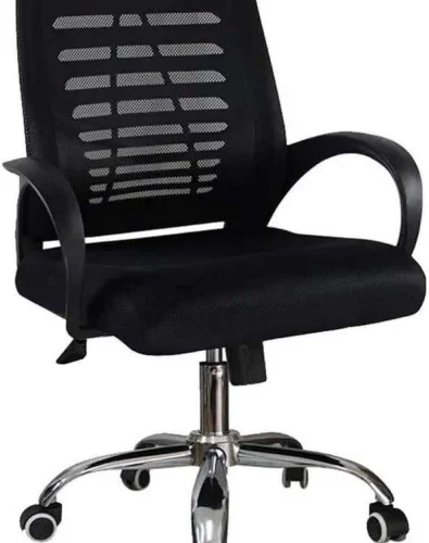 Rex M Single Ergonomic Office Arm Chair – Black
