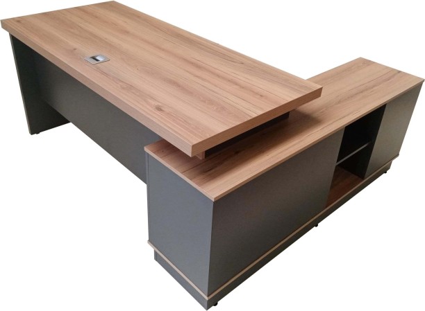 Flatpack Diy Brighton Corner Desk Left 180 Multipurpose Table – Sahara & Storm Grey - Image 2
