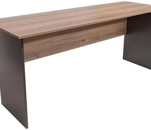 Flatpack DIY London Desk 150cm Office Table – Sahara & Storm Grey