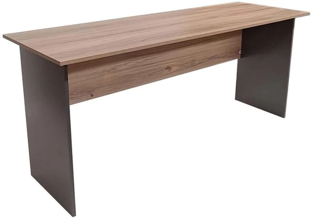 Flatpack DIY London Desk 150cm Office Table – Sahara & Storm Grey