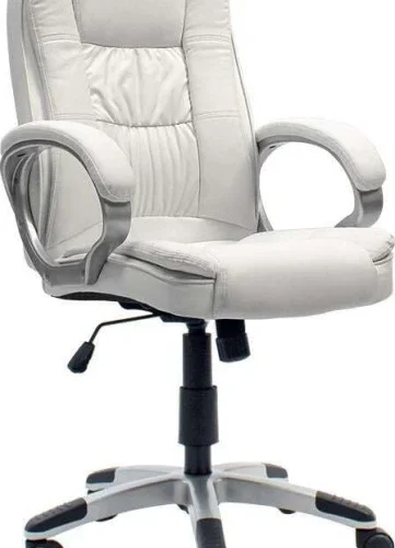 SHAH's 9988w Office Adjustable Arm Chair – White
