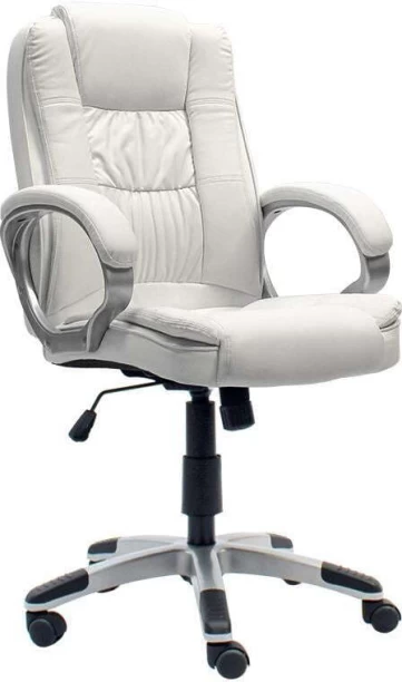 SHAH's 9988w Office Adjustable Arm Chair – White