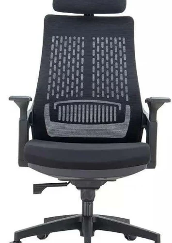 Rex M Mid-Back Executive Ergonomic Height Adjustable Office Chair - Black Office Adjustable Arm Chair – NA