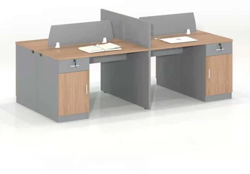 Amika Aurora Solid Wood Brown Office Table Office Table