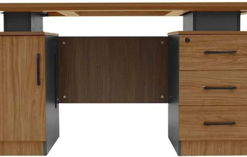 GOF Furniture 5814-0001 Engineered Wood Computer Desk – Brown