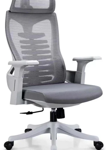Rex M A08 Office Adjustable Arm Chair – Grey