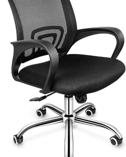 Rex M CHA011 Office Adjustable Arm Chair – Black