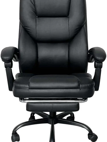 Everfurn GNAA02_2 High Back Chair – Black