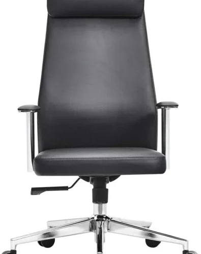 Everfurn Ruby High Back Chair – Black