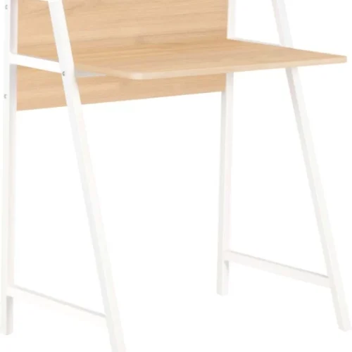 Everfurn Orchid Desk With Shelf Multipurpose Table – Beige