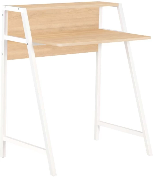 Everfurn Orchid Desk With Shelf Multipurpose Table – Beige