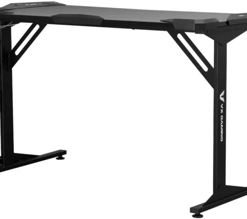 Volkano Fortress Gaming Desk – Black