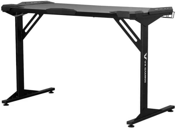Volkano Fortress Gaming Desk – Black