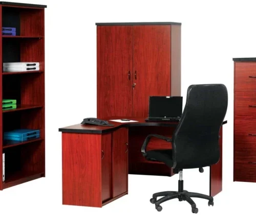 Prestige 4 Drawer Filing Cabinet Multipurpose Table – Brown